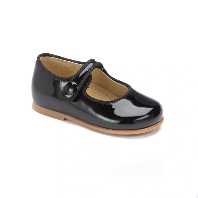 127 - Black Patent Toddler Dress Shoe