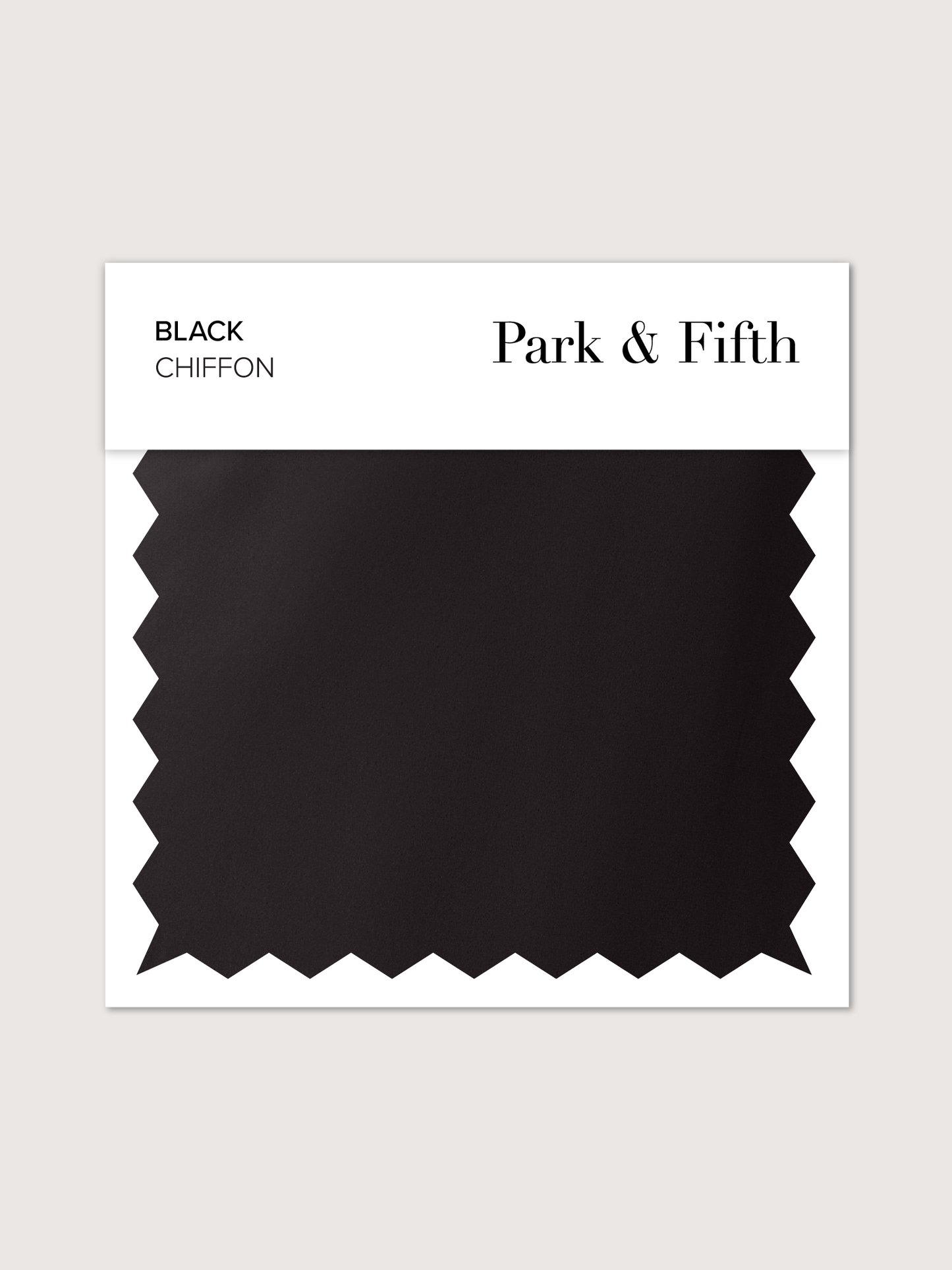 Black Chiffon Swatch