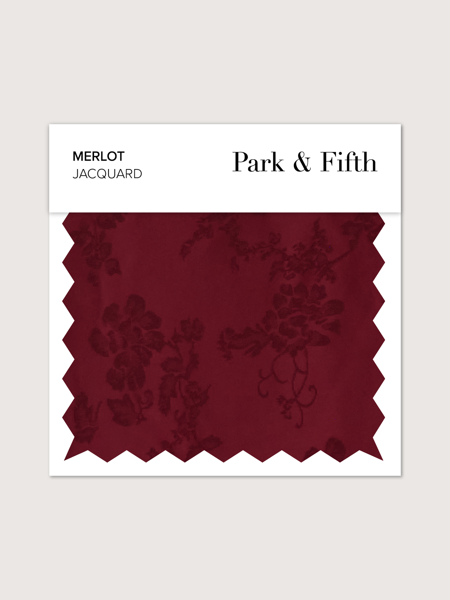 Merlot Jacquard Swatch