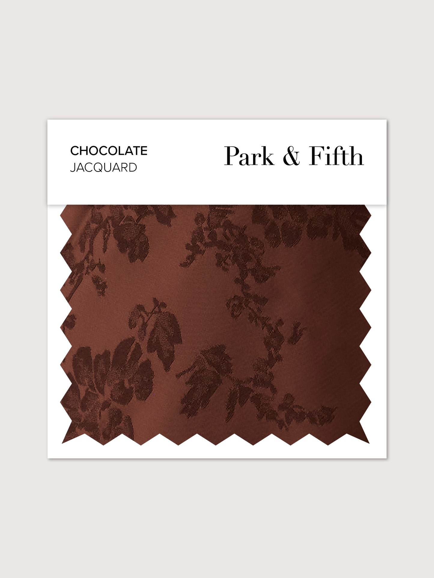 Chocolate Jacquard Swatch