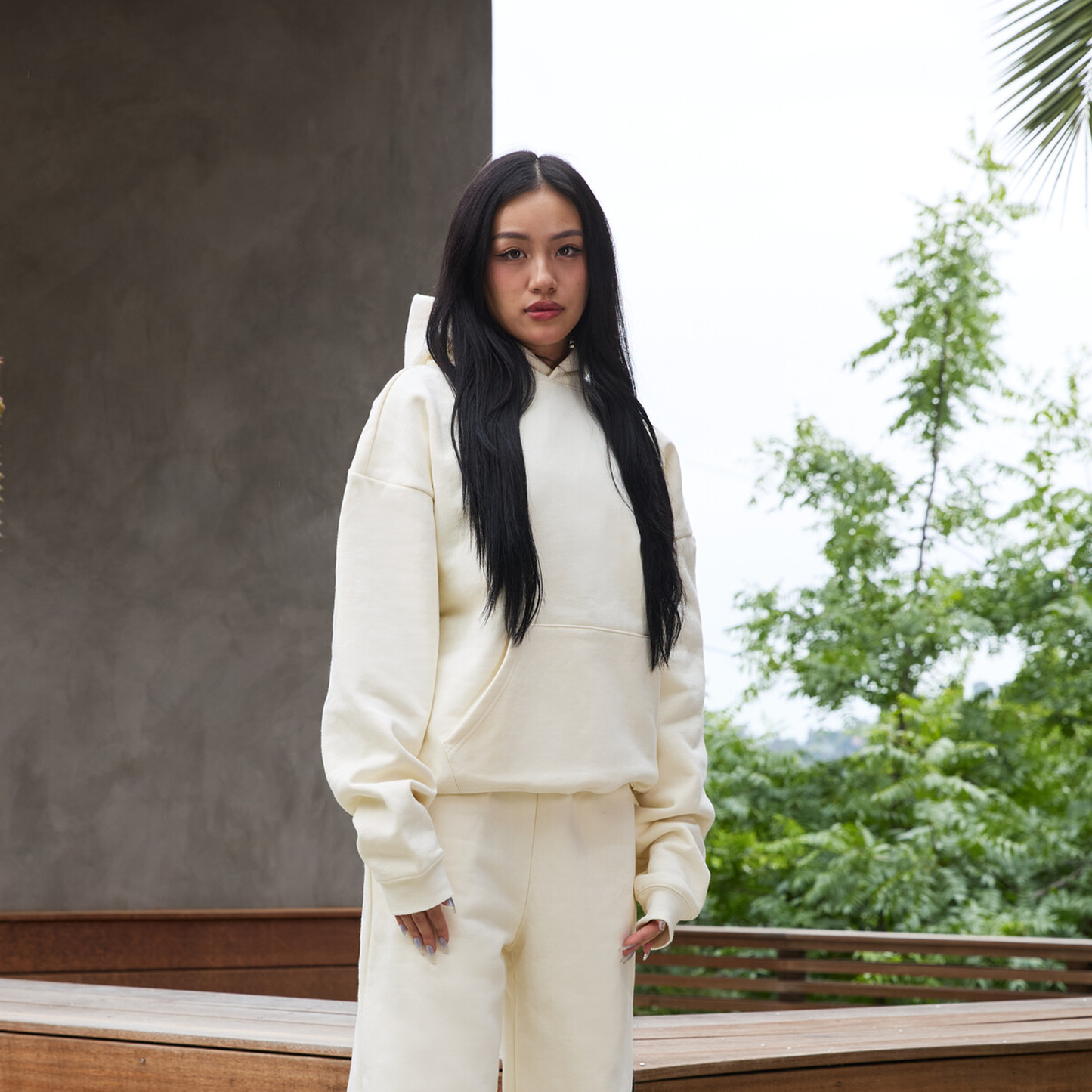 600 GSM 'Banana Milk' Core Hoodie