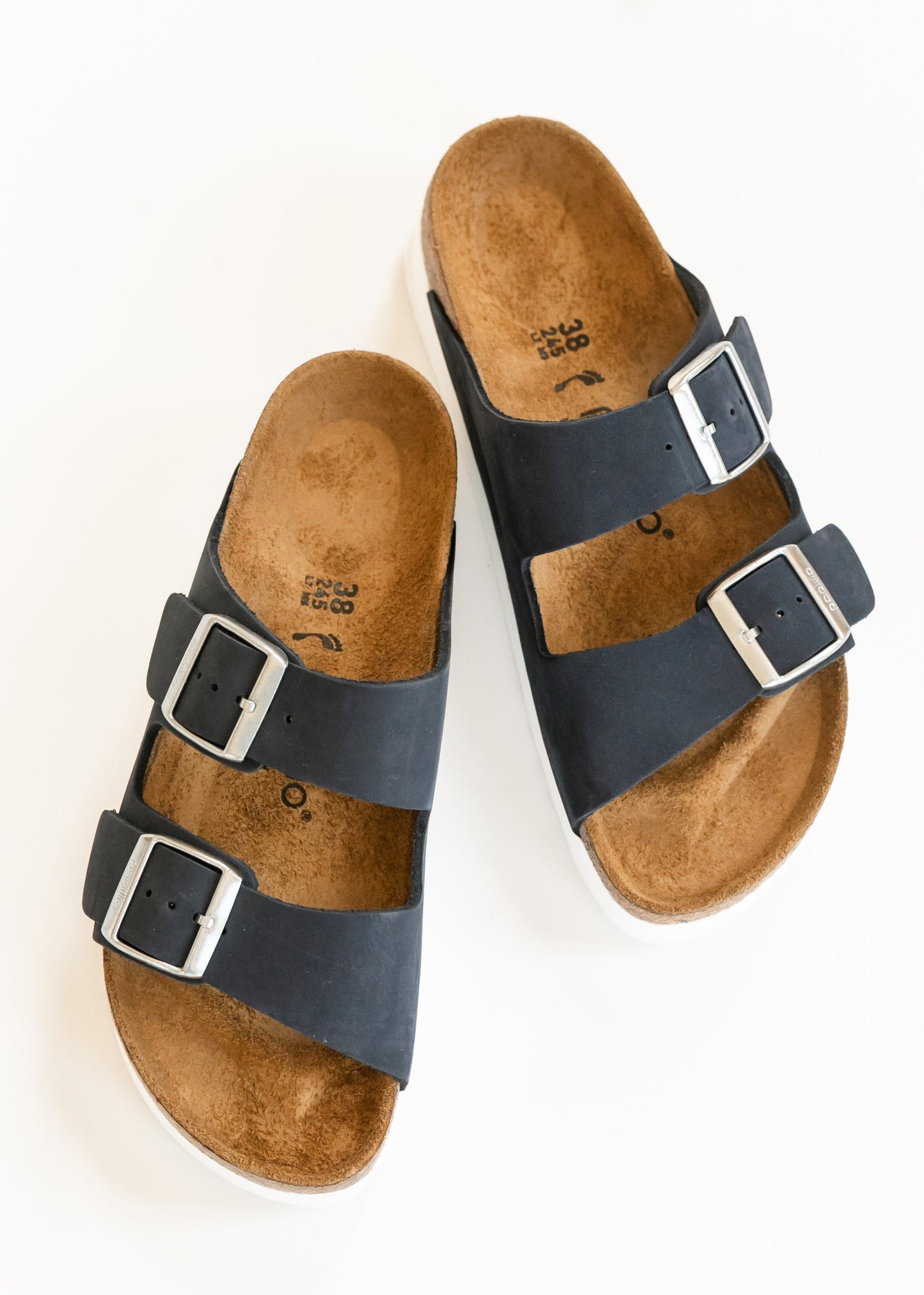 BIRKENSTOCK® Women's New Navy Arizona Platform Sandal