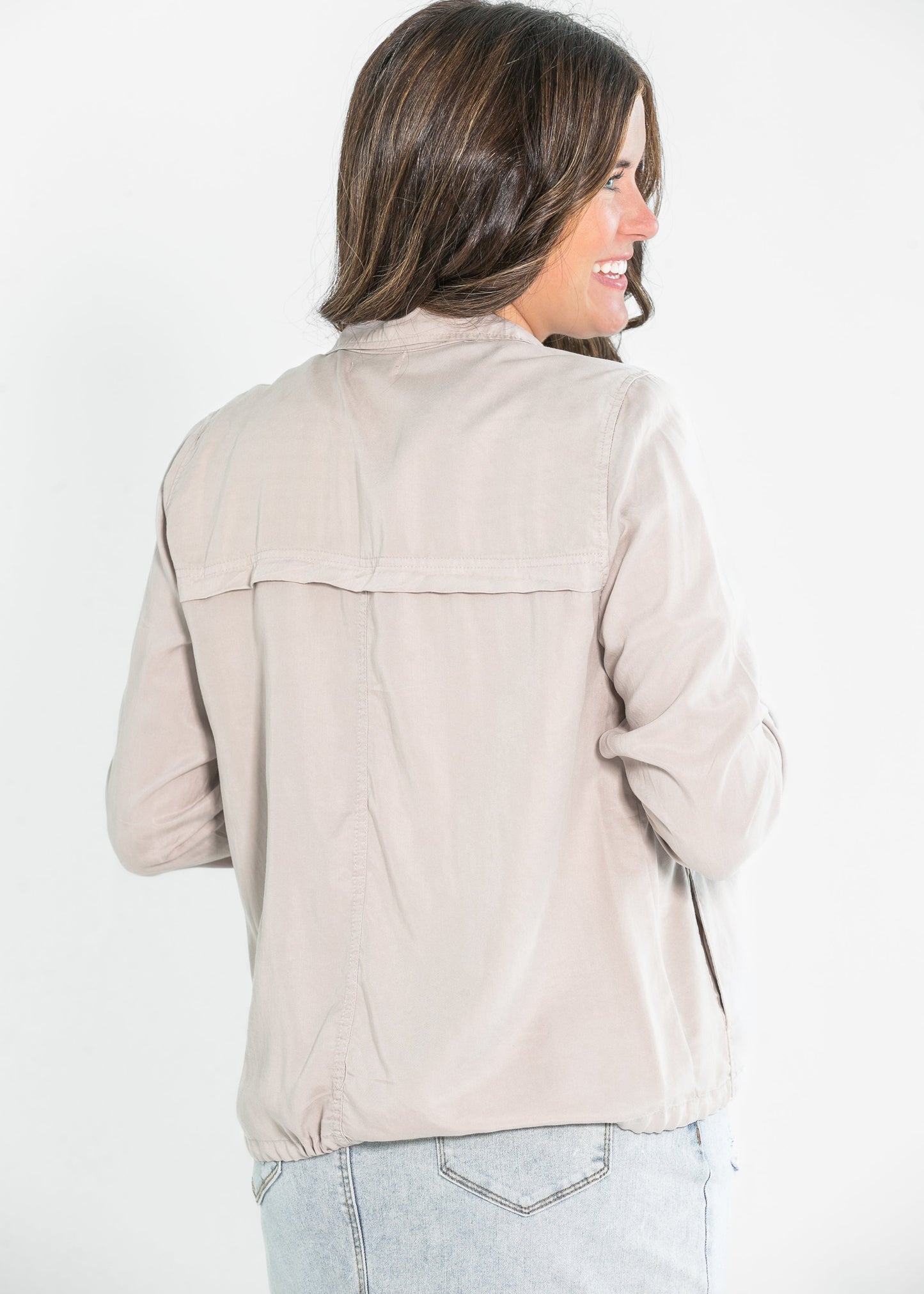 Classic Tencel Utility Jacket - FINAL SALE