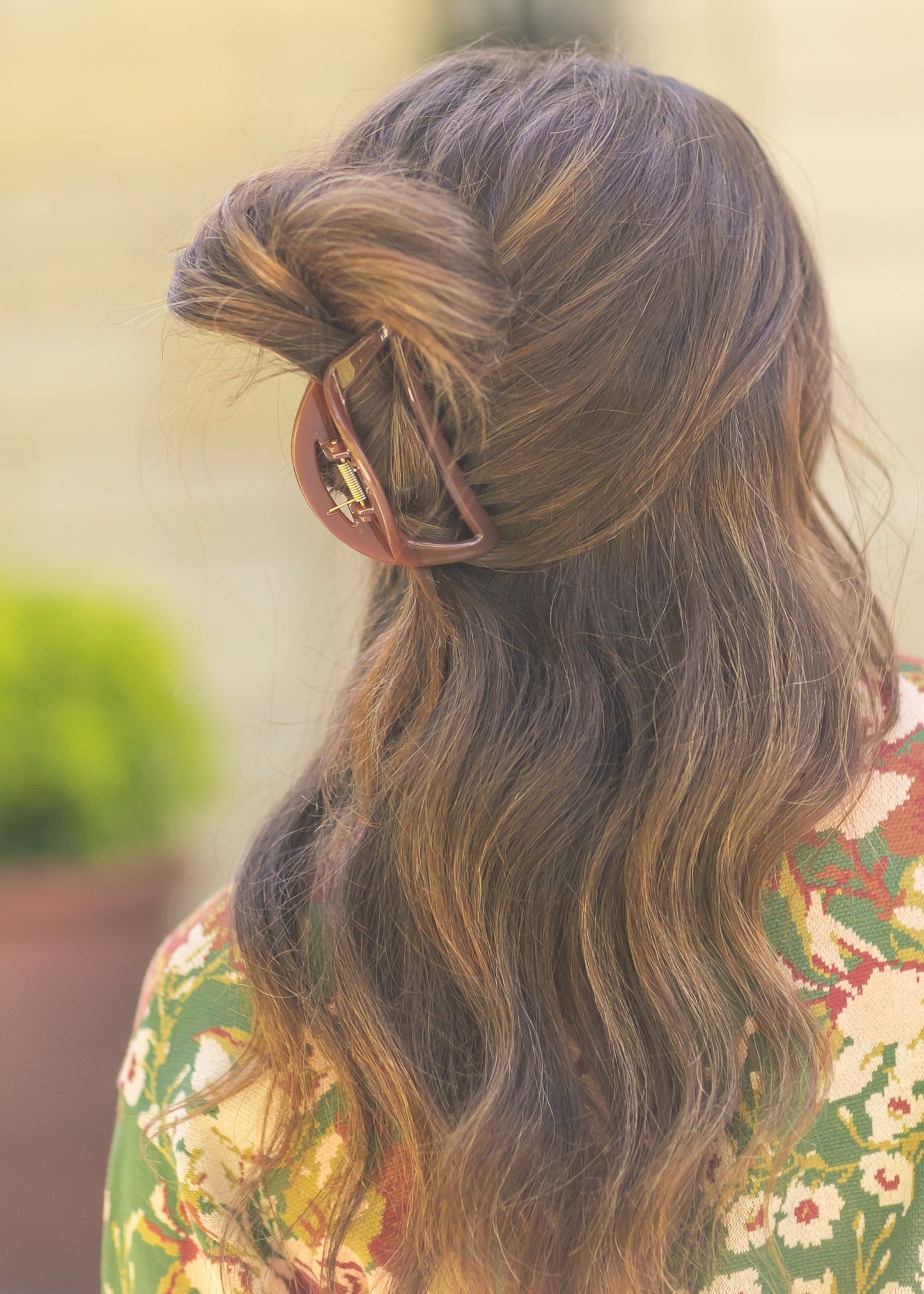 Crescent Hair Claw Clip