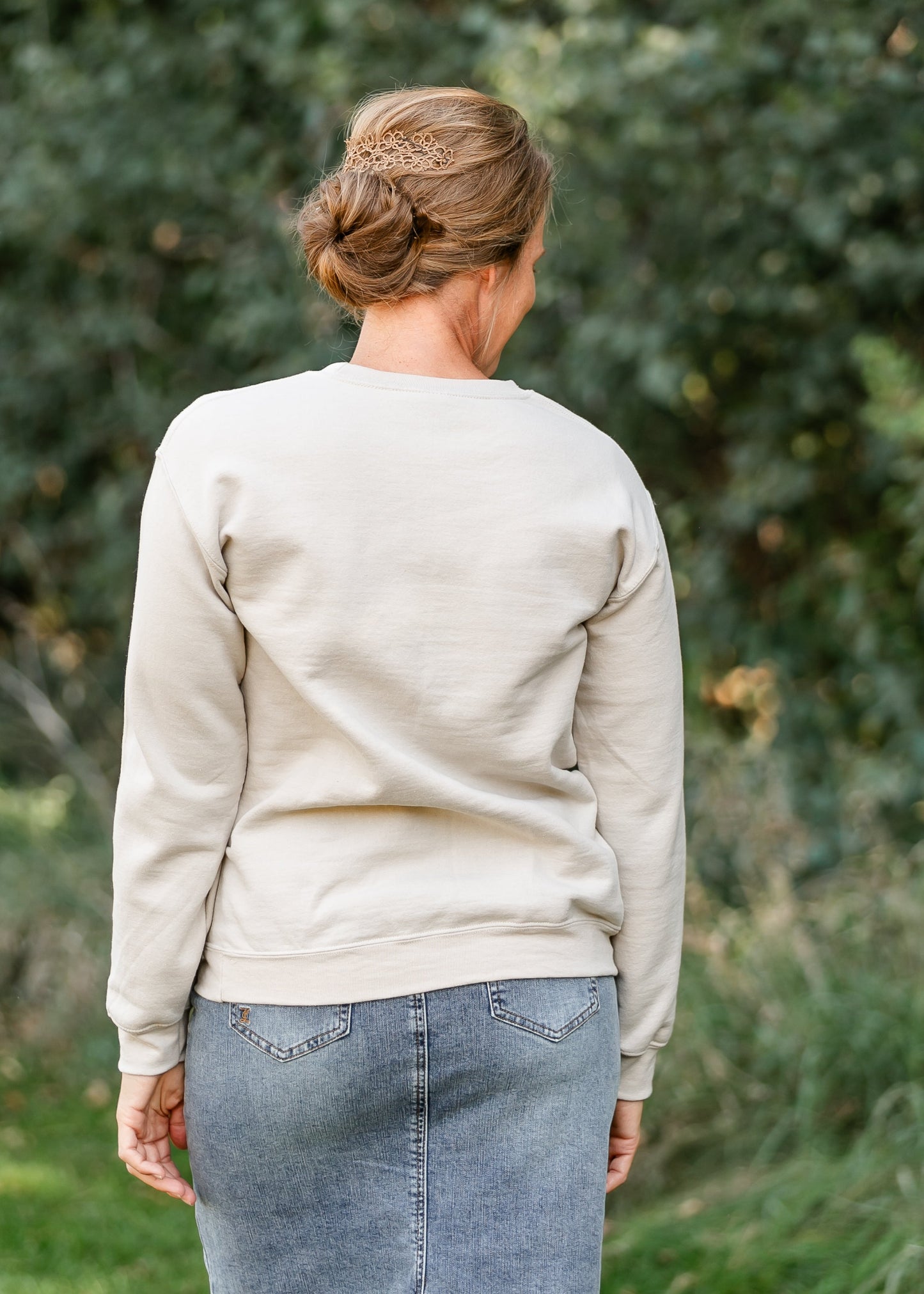 Embroidered Grateful Pumpkin Sweatshirt - FINAL SALE