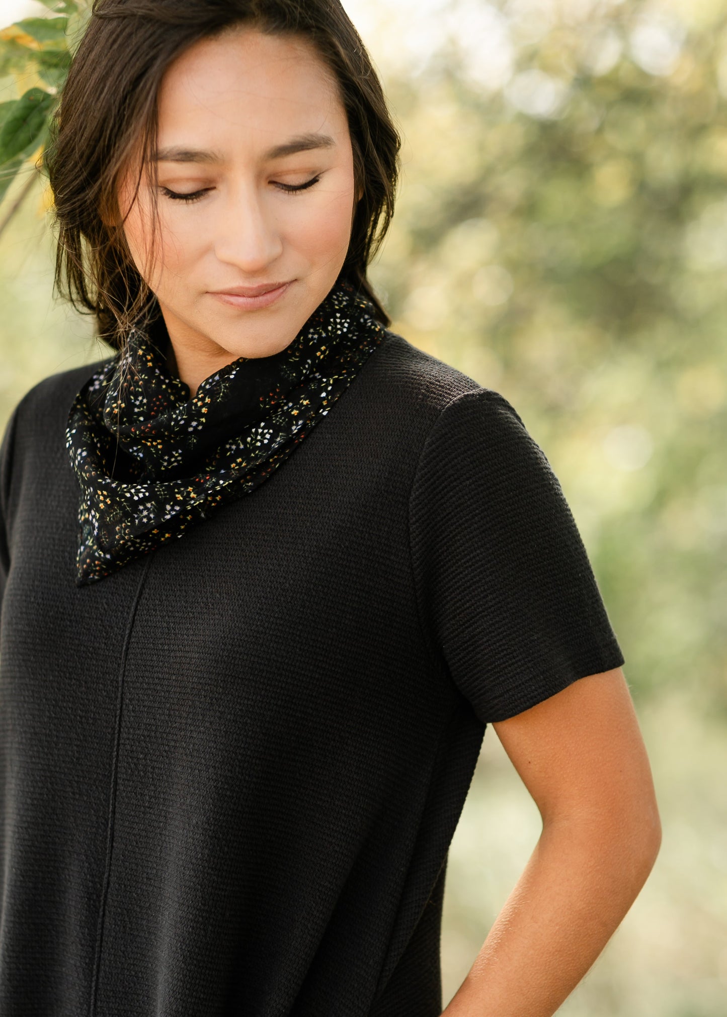 Knit Short Sleeve A-line Dress - FINAL SALE
