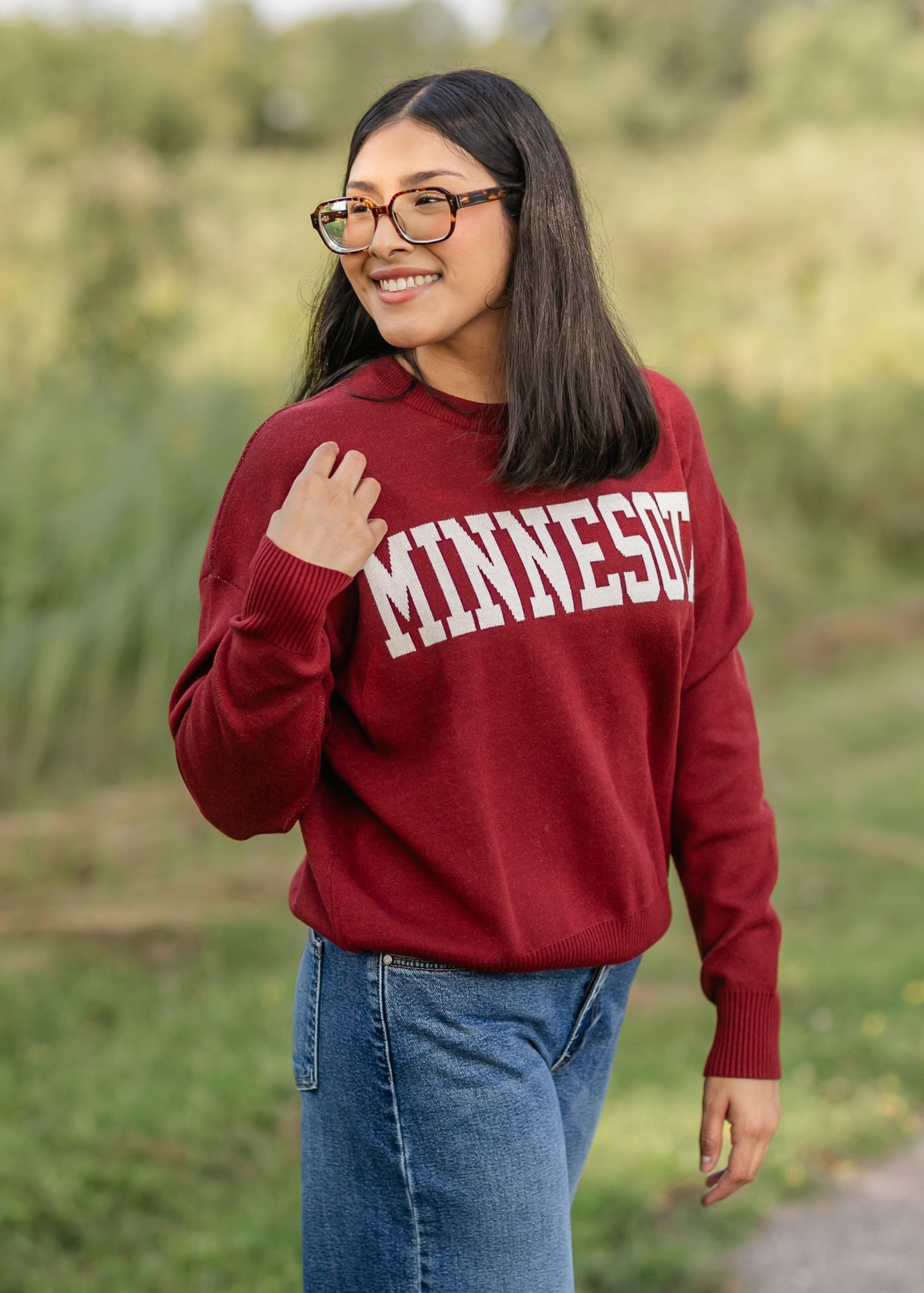 Minnesota Logo Crewneck Sweater - FINAL SALE