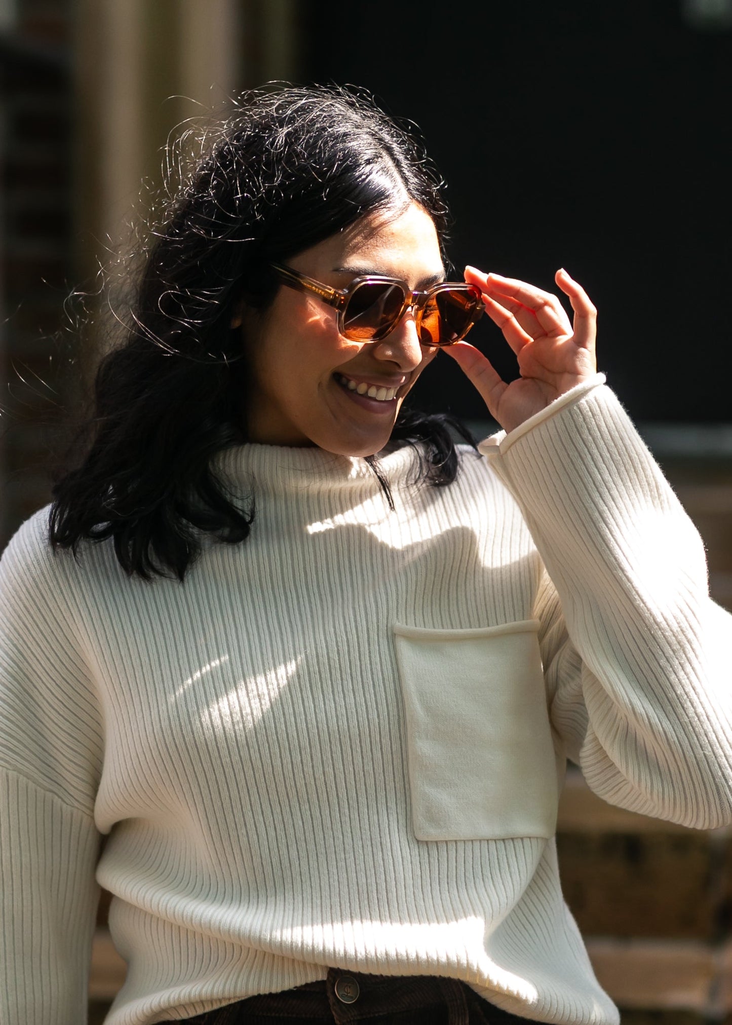 Mock Neck Pocket Sweater - FINAL SALE
