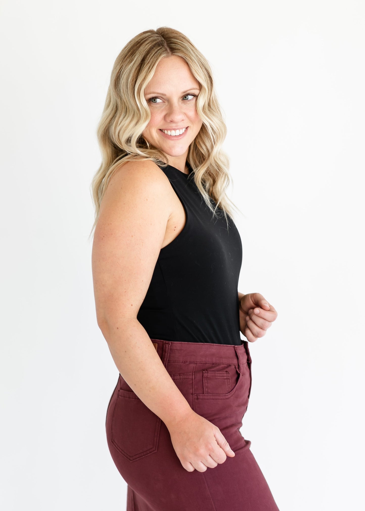 Steve Madden® Nico Crewneck Layering Bodysuit - FINAL SALE