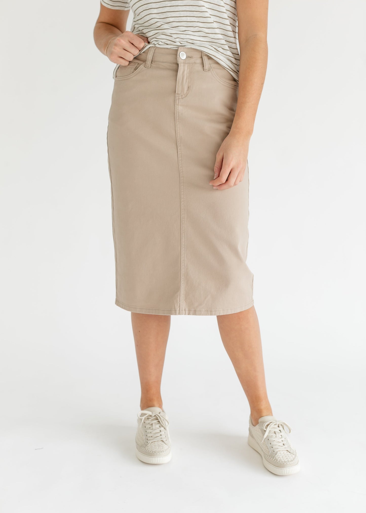 Remi Denim Midi Skirt