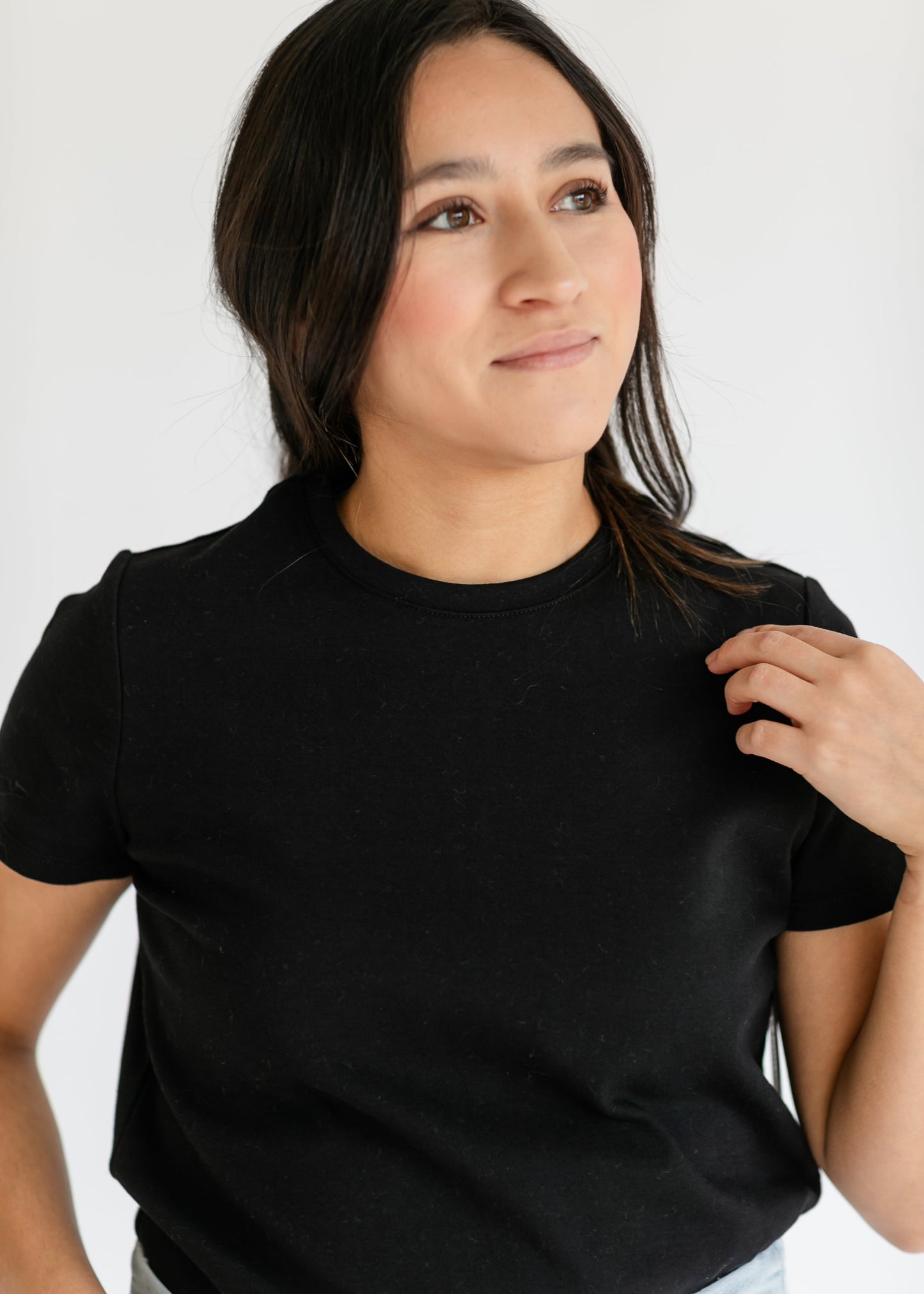 LIVERPOOL® Short Sleeve Crewneck Knit Tee - FINAL SALE