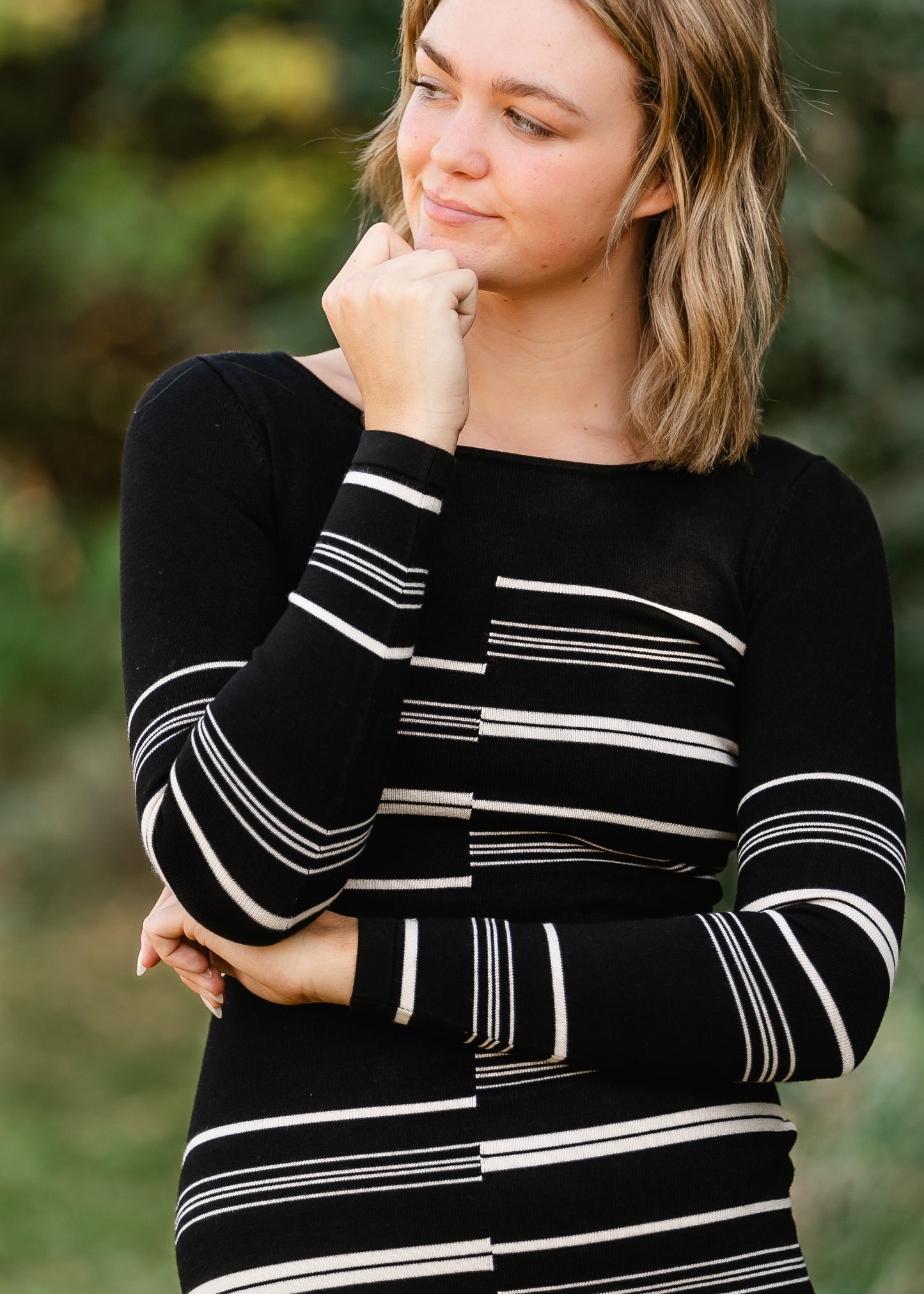 Steve Madden® Rayssa Black Sweater Dress - FINAL SALE