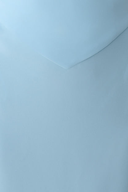Valentina Chiffon Halter Maxi Dress - Pale Blue