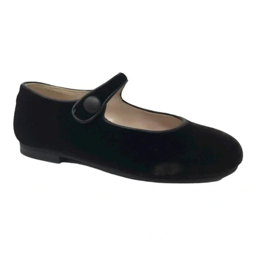 1314 - Brown Velvet Strap for Girl by London Kids