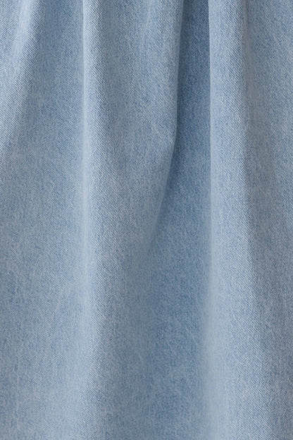 Miller Denim Halter Midi Dress - Classic Blue