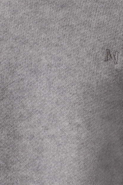 Lulu Oversized Knit Jumper - Grey Marle