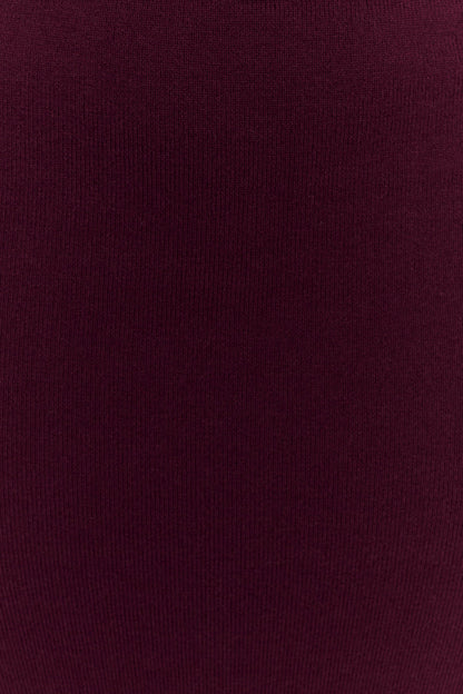 Miles Knit Maxi Skirt - Plum
