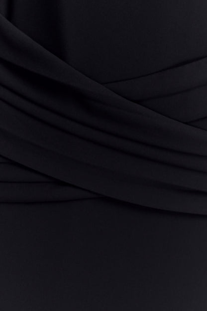Analia Chiffon Maxi Dress - Black