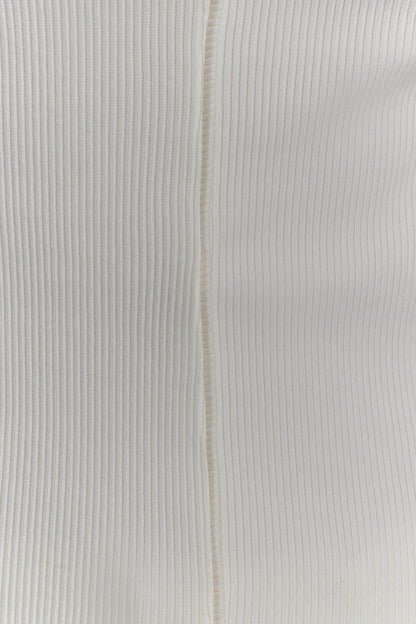 Coraline Panelled Sleeveless Top - White