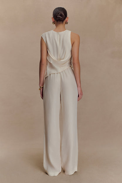 Violeta Asymmetric Top - Ivory