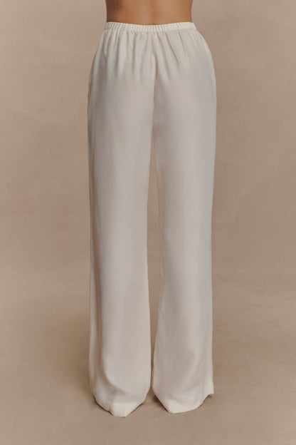 Violeta Straight Leg Pant - Ivory
