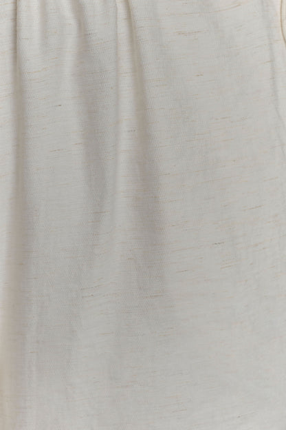 Callum Drawstring Straight Leg Pants - White