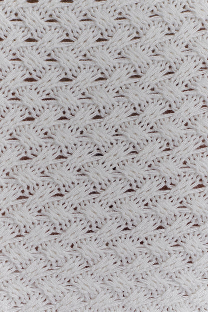 Terrymae Crochet Mini Skirt - White