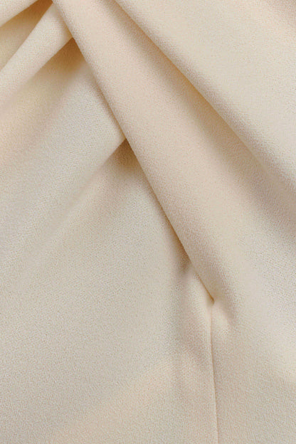 Christina Cross Over Mini Dress - Buttercream