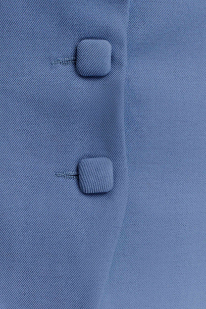 Christel Suiting Fitted Blazer - Ocean Blue