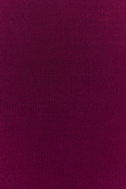 Marimae Long Knit Top - Plum