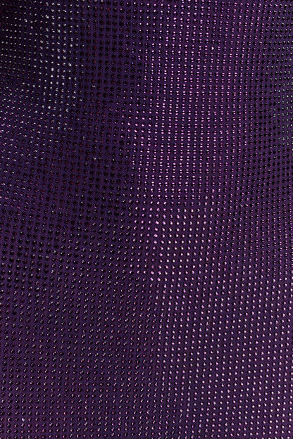 Jasmyn Hot Fix Maxi Dress With Mesh Back - Purple