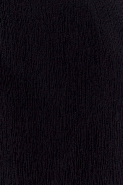 Dayana Cotton Mini Skirt - Black