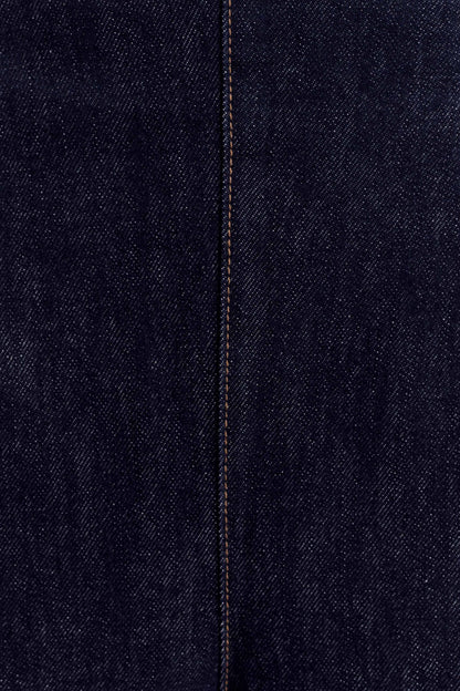 Maral High Waisted Dart Jeans - Washed Indigo Blue