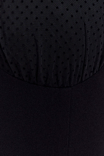 Cressida Crepe Halter Mini Dress - Black