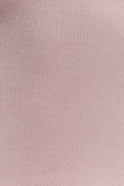 Willowmena Halter Neckline Mini Dress With Tubed Hem - Baby Pink