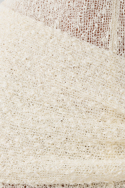 Mattais Boucle Knit Pants - Ivory