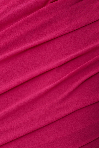 Aria Chiffon Cut Out Maxi Dress - Fuchsia