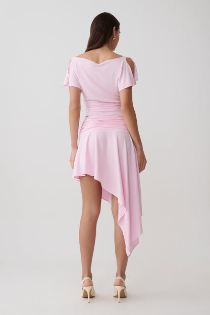 Talise Modal Hankie Midi Skirt - Ballet Pink