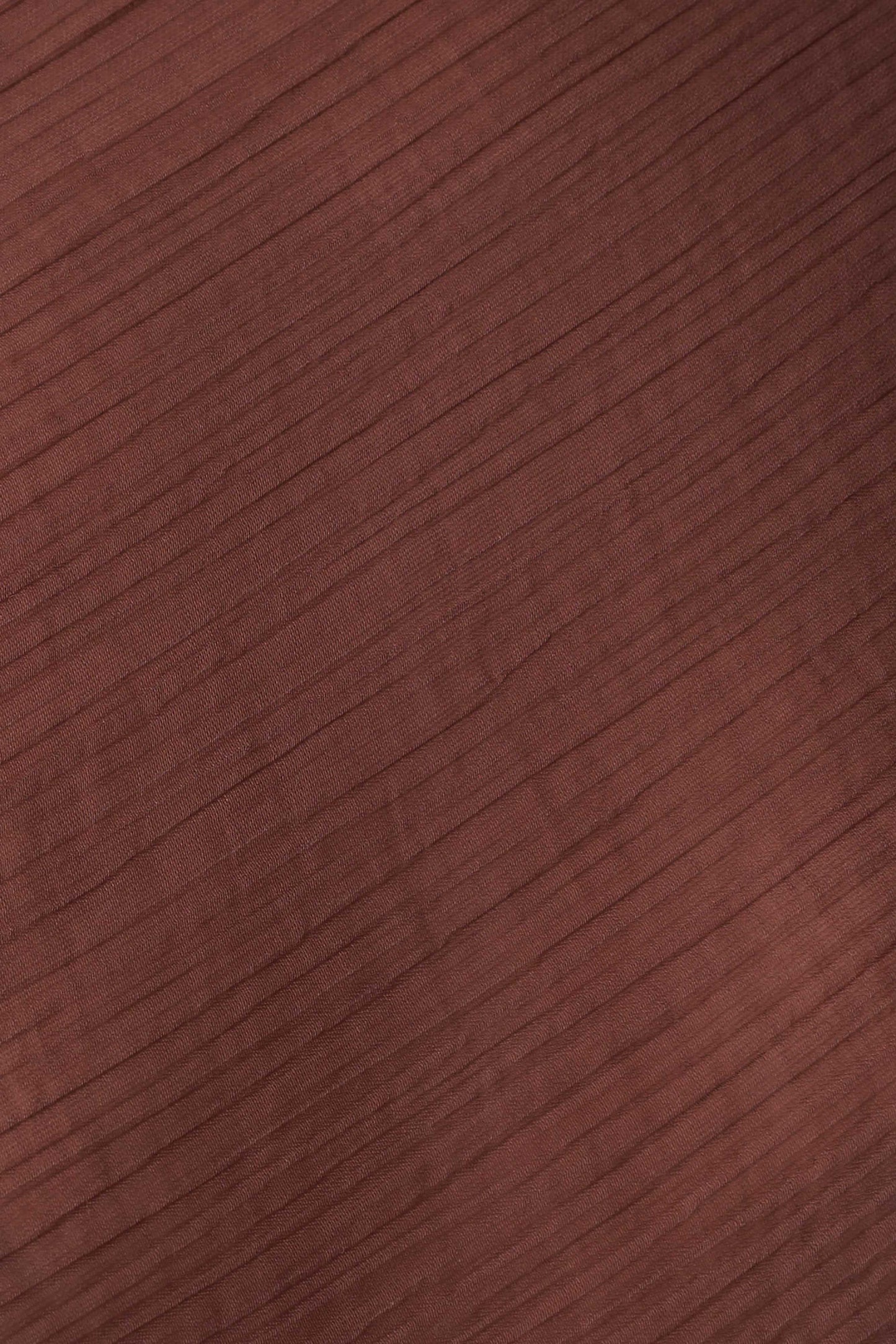 Leilani Sheer Draped Asymmetric Top - Chocolate