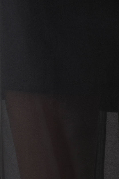 Ximena Organza Maxi Skirt - Black