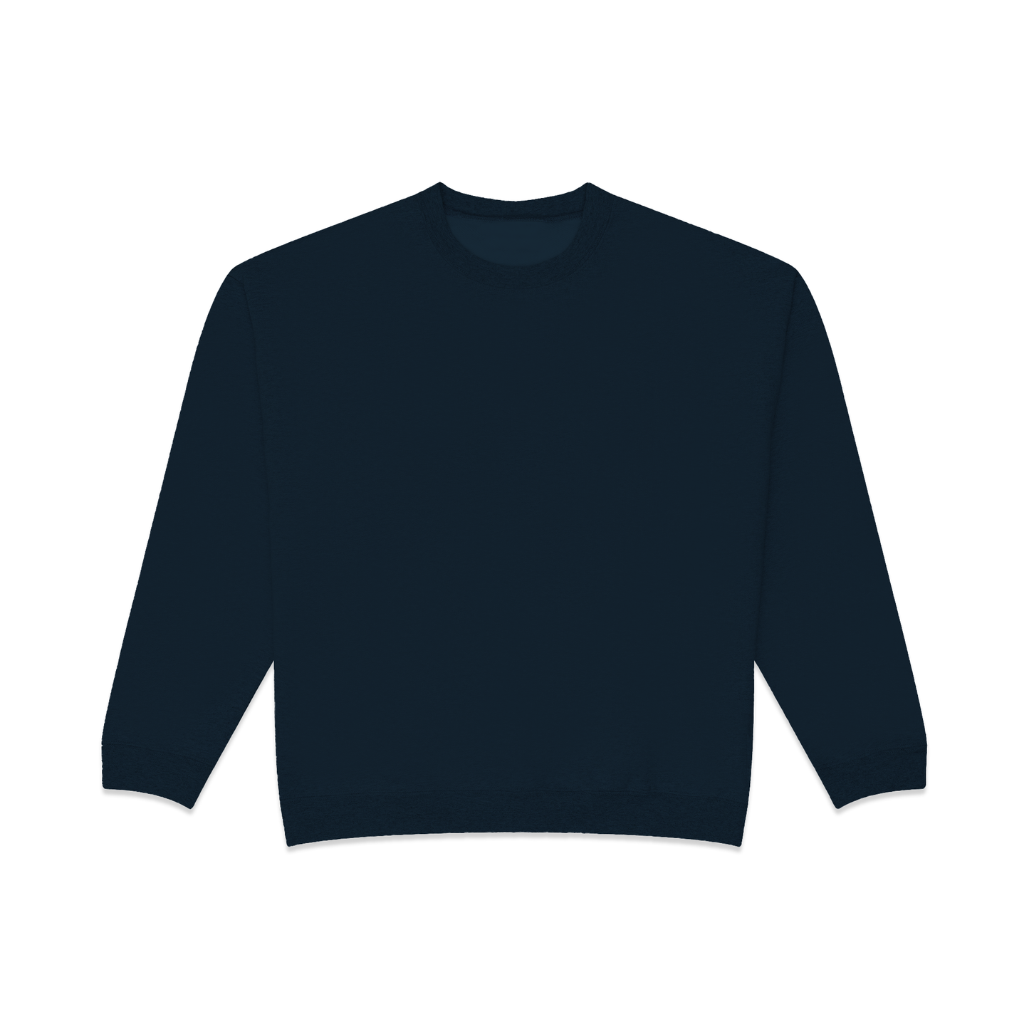 350 GSM 'Dark Navy' Fleece Crewneck