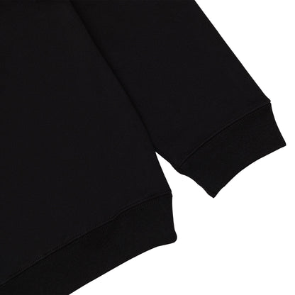 600 GSM 'Black' Fleece Crewneck