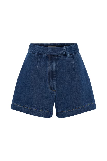 Abel Denim Shorts - Dark Blue