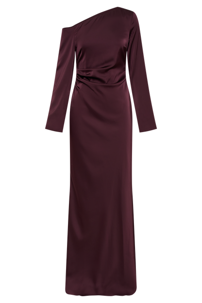 Avery Long Sleeve Maxi Dress - Plum