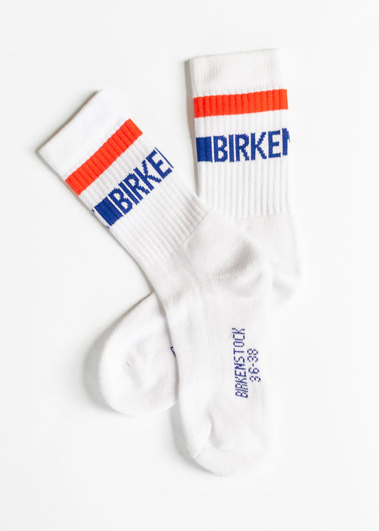 Birkenstock® Women's Cotton Crew Red Stripe Socks