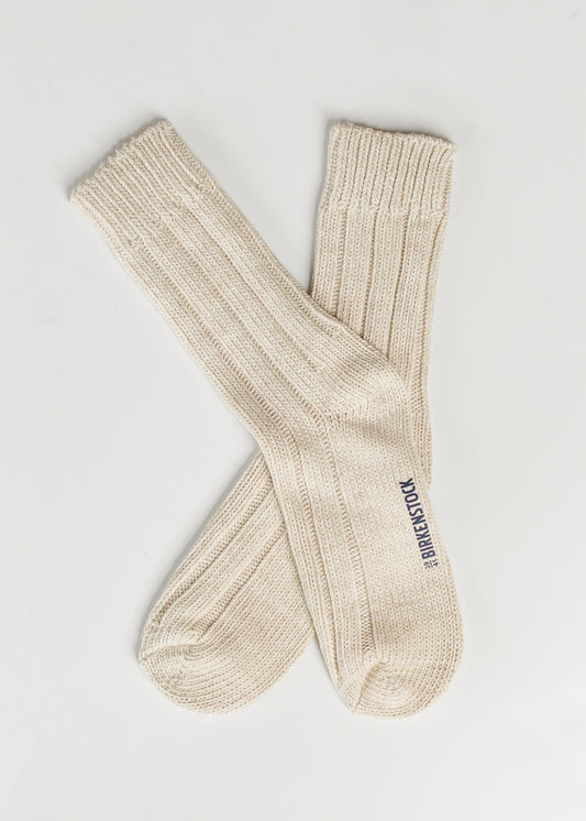 Birkenstock® Women's Off White Cotton Twist Socks