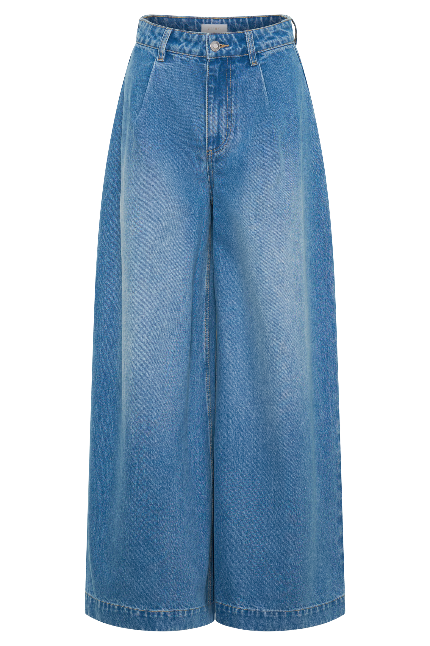 Bobby Oversized Jean With Front Pleat - Summer Blue