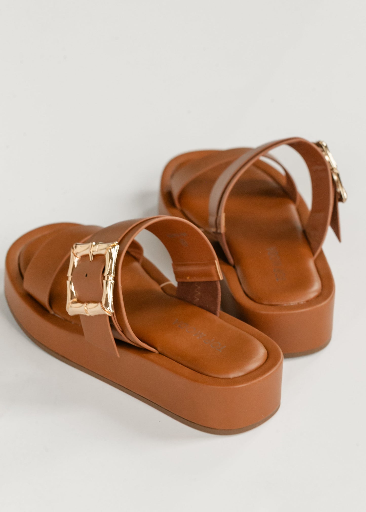 Double Strap Platform Sandals
