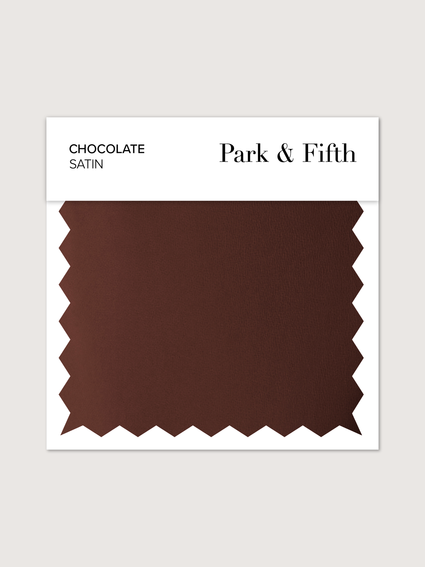 Chocolate Satin Swatch