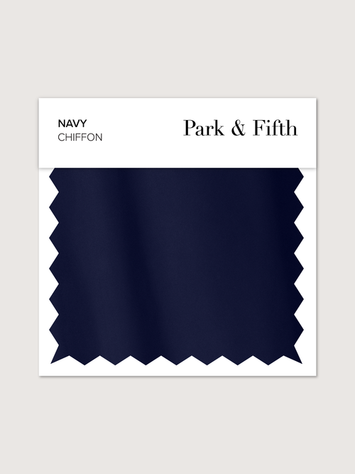 Navy Chiffon Swatch